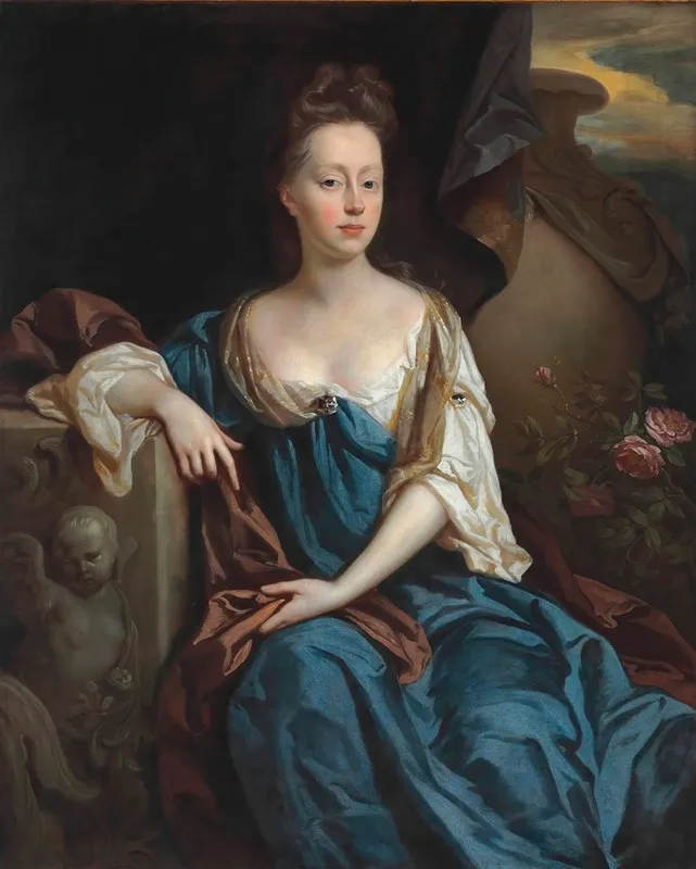 Portrait Of Anne Sherard Lady Brownlow 1659 1721 Wall Art by John Riley - High-Resolution Digital Print