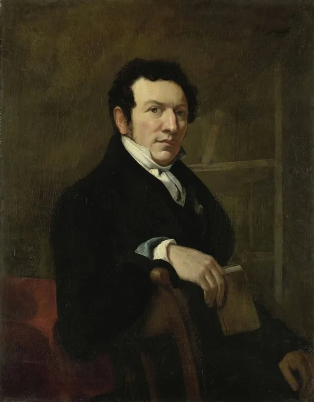 Portrait Of Anthonie Van Der Hout Wall Art by Christiaan Julius Lodewijk Portman - High-Resolution Digital Print