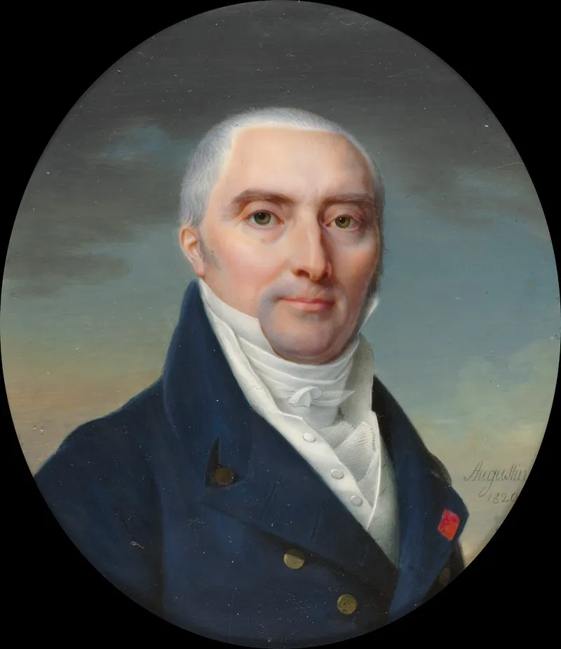 Portrait Of Antoine Roy Wall Art by Jean-Baptiste-Jacques Augustin - High-Resolution Digital Print