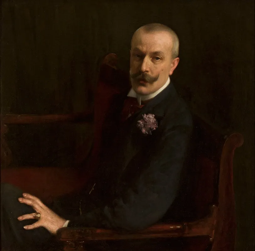 Portrait Of Antoni Drozdzensk Wall Art by Ludomir Janowski - High-Resolution Digital Print