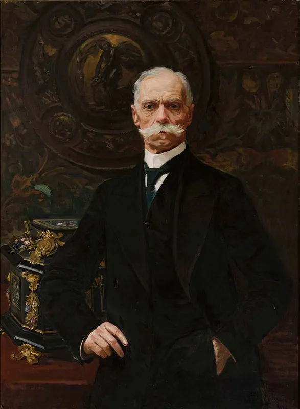 Portrait Of Antoni Strzalecki Wall Art by Zygmunt Strzałecki - High-Resolution Digital Print