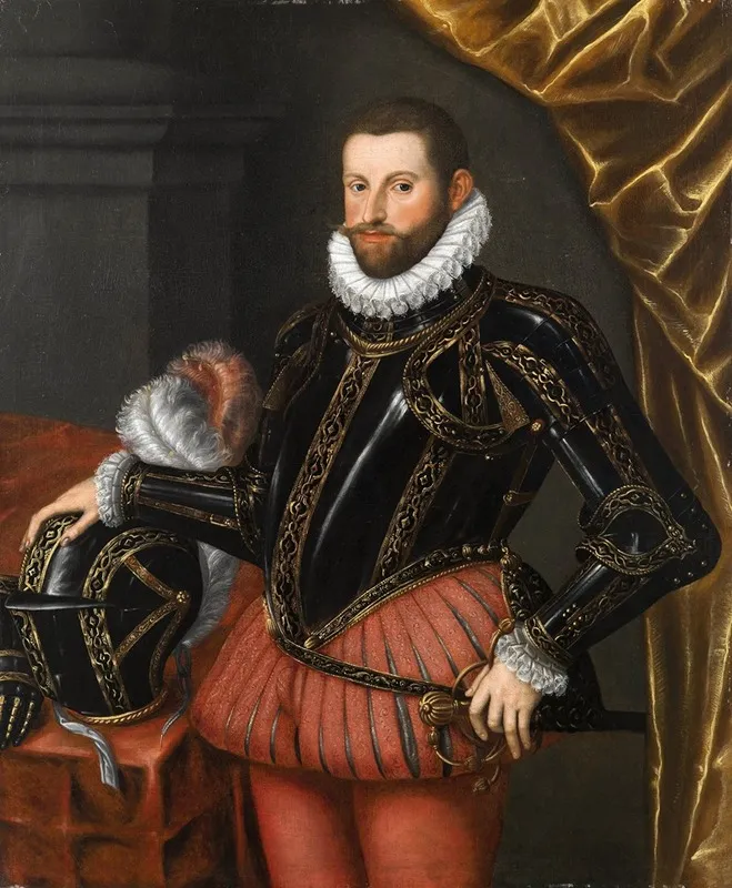 Portrait Of Archduke Ernst Of Austria 1553 1595 Wall Art by Habsburg Court Painter - High-Resolution Digital Print