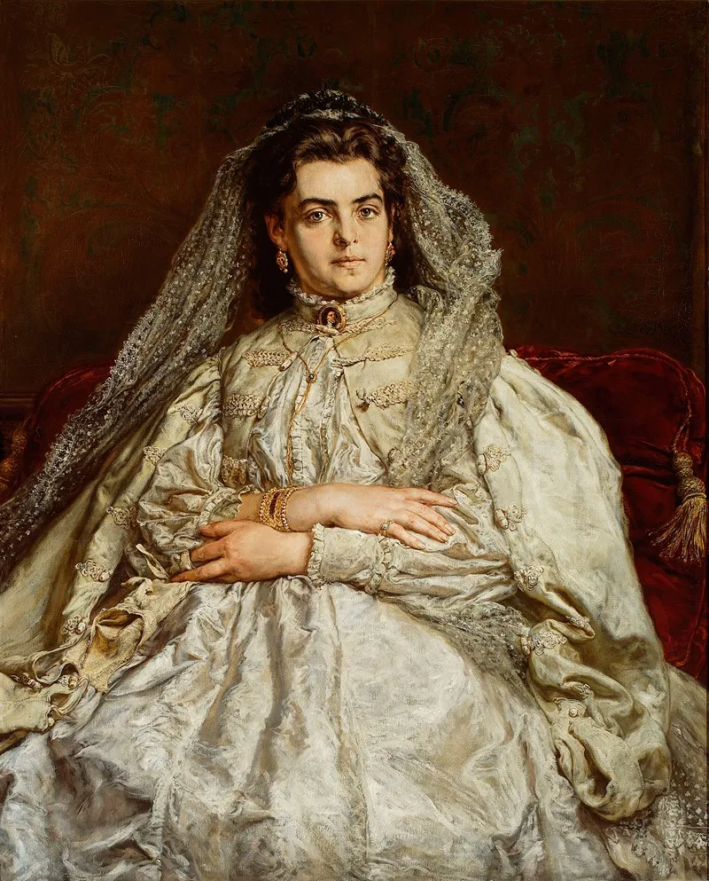 Portrait Of Artists Wife Teodora Nee Giebultowska