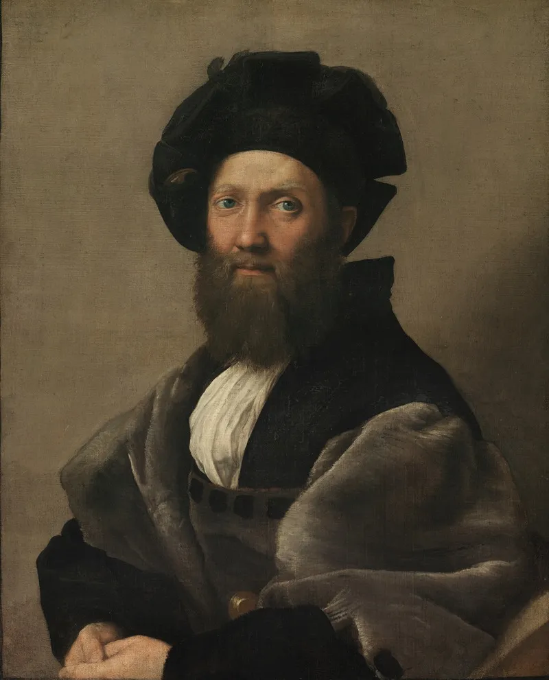 Portrait Of Baldassarre Castiglione Wall Art by Raphael - High-Resolution Digital Print