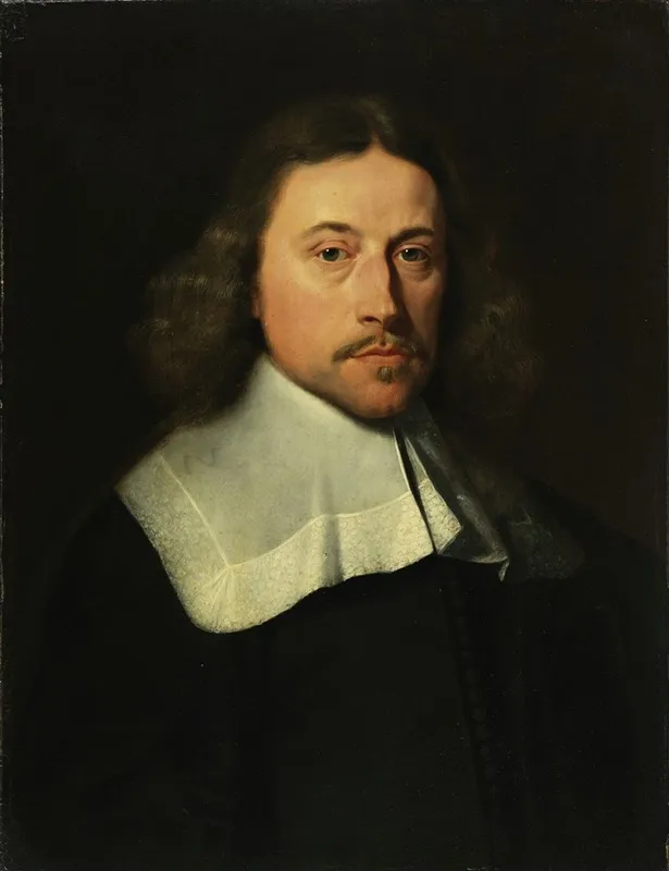 Portrait Of Balthasar Ii Moretus Wall Art by Jacob van Reesbroeck - High-Resolution Digital Print