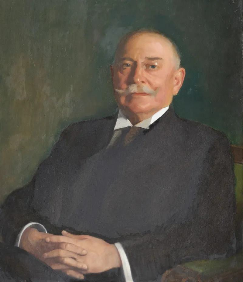 Portrait Of Bank Director Salin Sundsval