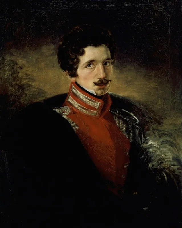 Portrait Of Baron R F G Wrede Wall Art by Gustaf Wilhelm Finnberg - High-Resolution Digital Print