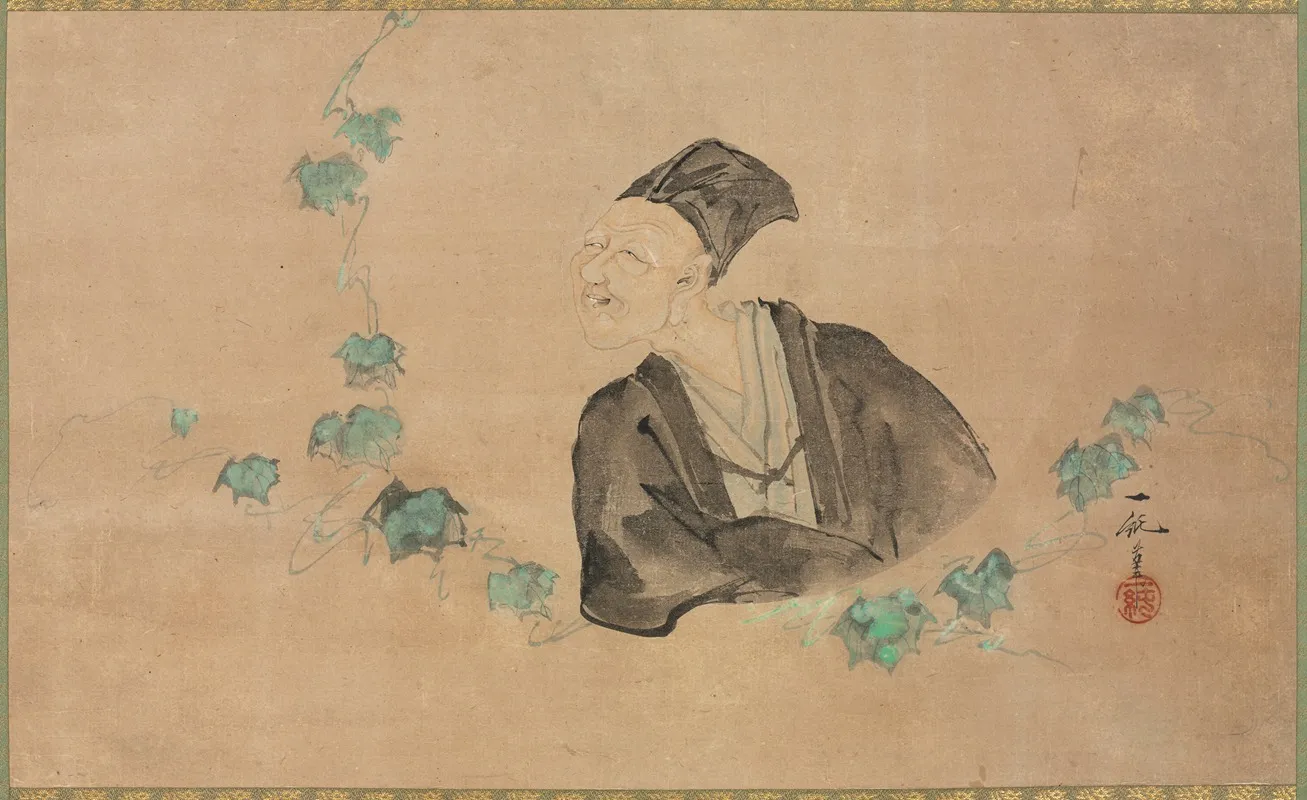 Portrait Of Basho Wall Art by Ichijun - High-Resolution Digital Print