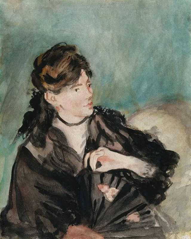 Portrait Of Berthe Morisot With A Fan