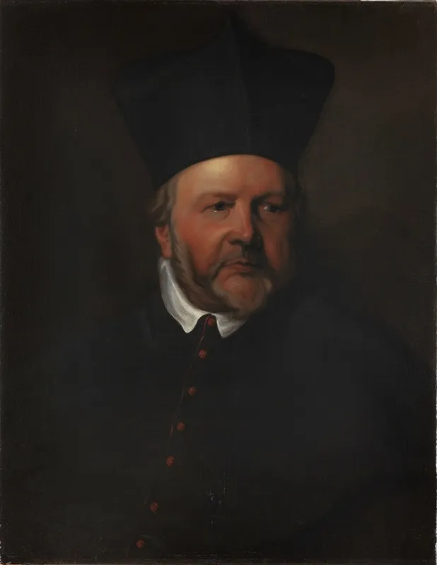 Portrait Of Bishop Joannes Malderus Wall Art by Balthasar van Meurs - High-Resolution Digital Print