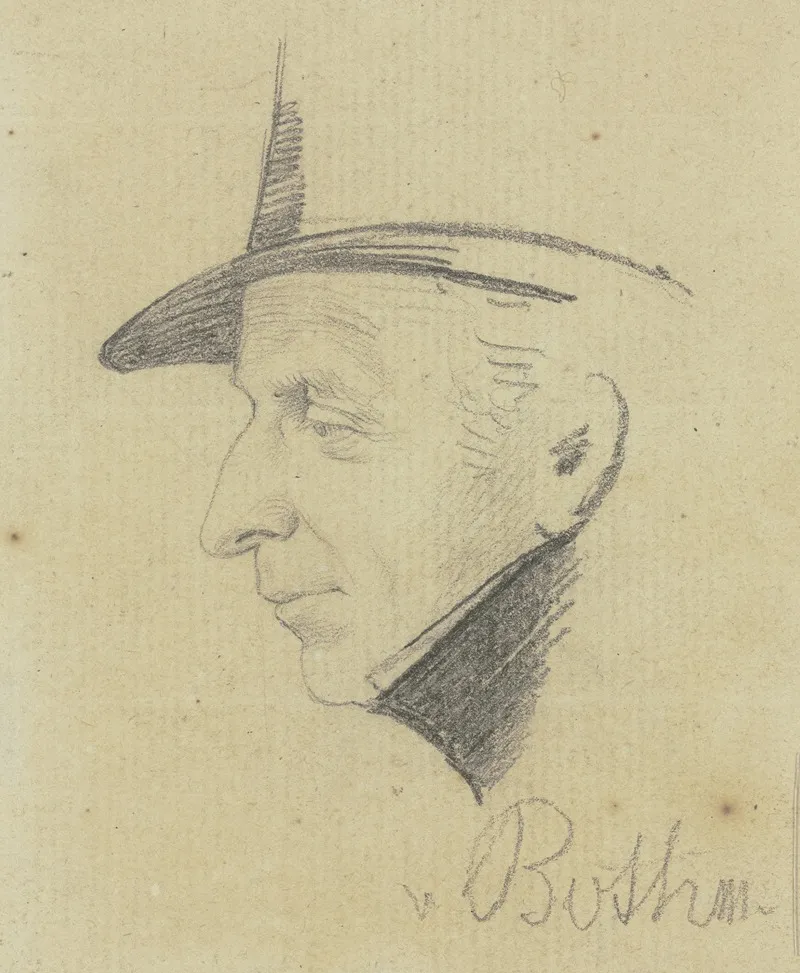 Portrait Of Bothmer Wall Art by Carl Hoff - High-Resolution Digital Print