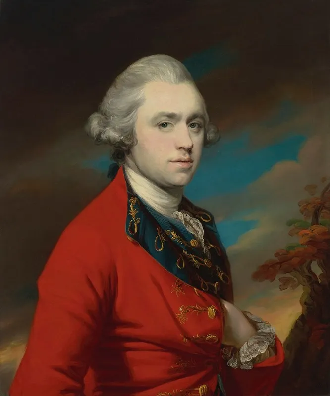 Portrait Of Captain Collingwood Roddam 1734 1806 Wall Art by Francis Cotes - High-Resolution Digital Print