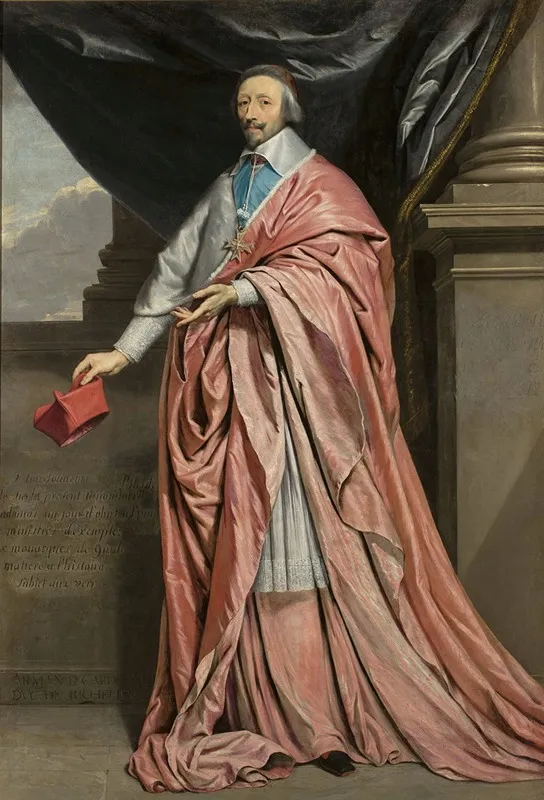 Portrait Of Cardinal Richelieu