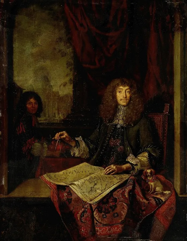Portrait Of Carel Quina 1622 89 Knight Of The Holy Sepulchre And Amsterdam Born Explorer Of Asia Wall Art by Jacob Toorenvliet - High-Resolution Digital Print