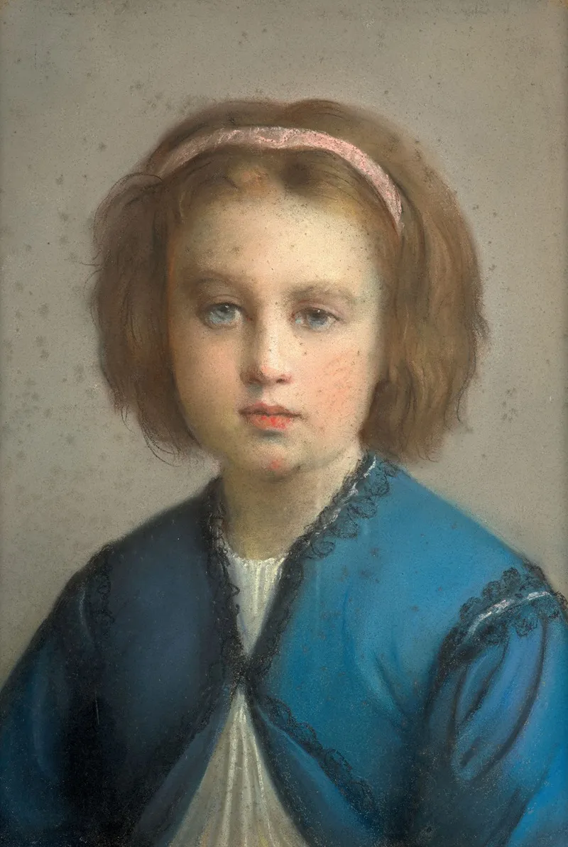 Portrait Of Cecile Daughter Of The Artist At The Age Of 6