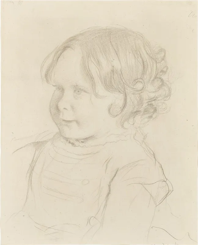 Portrait Of Celestine Fevre Wall Art by Edgar Degas - High-Resolution Digital Print