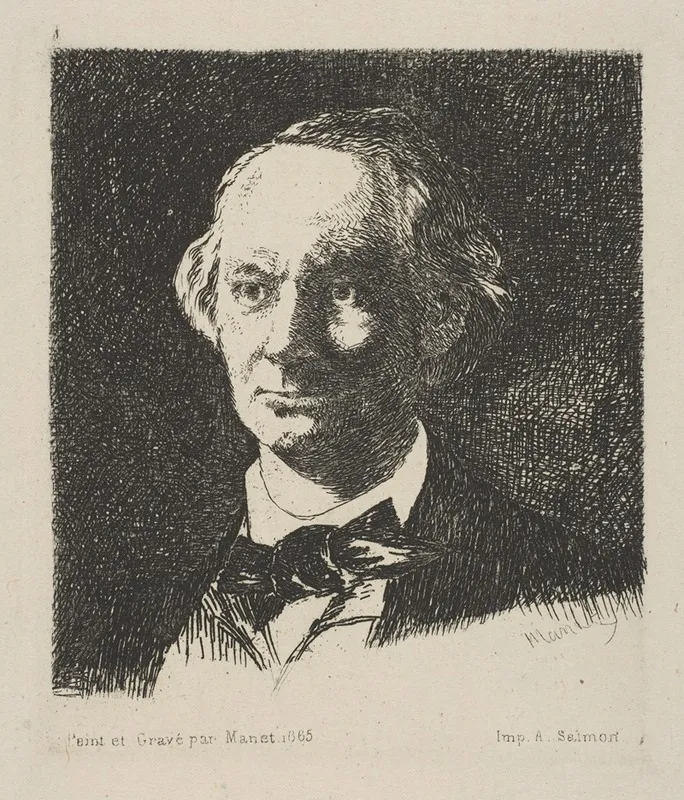 Portrait Of Charles Baudelaire