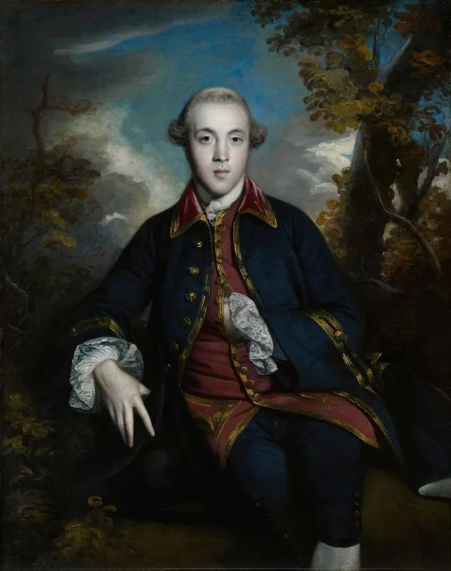 Portrait Of Charles Brandling Wall Art by Sir Joshua Reynolds - High-Resolution Digital Print