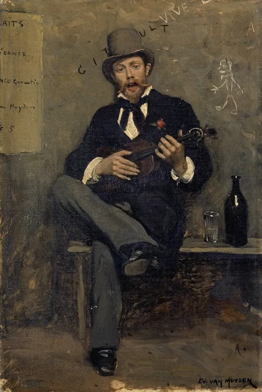 Portrait Of Charles Girault Wall Art by Evert Louis van Muyden - High-Resolution Digital Print