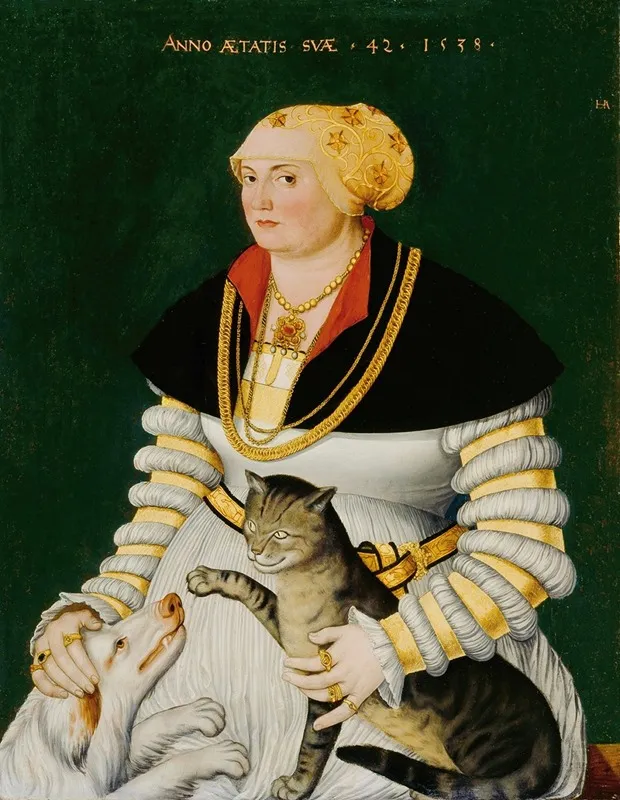 Portrait Of Cleophea Krieg Von Bellikon Wall Art by Hans Asper - High-Resolution Digital Print