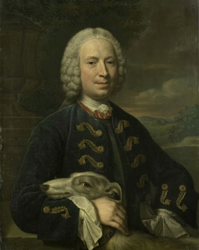 Portrait Of Coenraad Van Heemskerck Count Of The Holy Roman Empire Lord Of Achttienhoven And Den Bosch Wall Art by Mattheus Verheyden - High-Resolution Digital Print