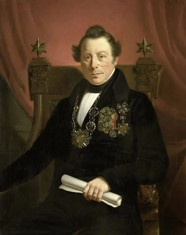 Portrait Of Coenraad Van Hulst Actor As President Of The Arts Promoting Company Vw In Amsterdam So Named After The Founders Casper Vreedenberg And Jan Van Well Wall Art by Jan Cornelis van Rossum - High-Resolution Digital Print