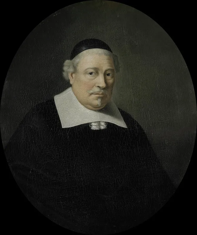 Portrait Of Cornelis De Koningh Director Of The Rotterdam Chamber Of The Dutch East India Company Elected 1649 Wall Art by Pieter Van Der Werff - High-Resolution Digital Print