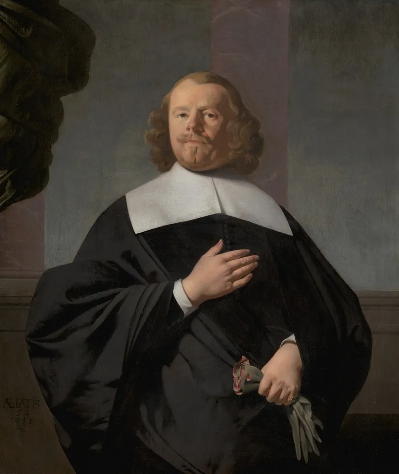 Portrait Of Cornelis Jacobsz Groot Wall Art by Caesar Van Everdingen - High-Resolution Digital Print
