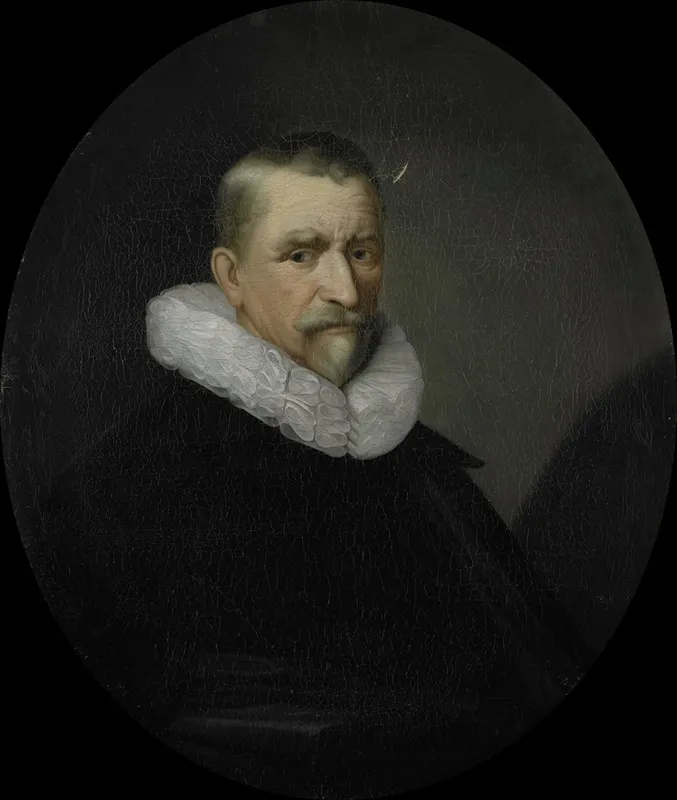 Portrait Of Cornelis Jansz Hartigsvelt Director Of The Rotterdam Chamber Of The Dutch East India Company Elected 1639 Wall Art by Pieter Van Der Werff - High-Resolution Digital Print