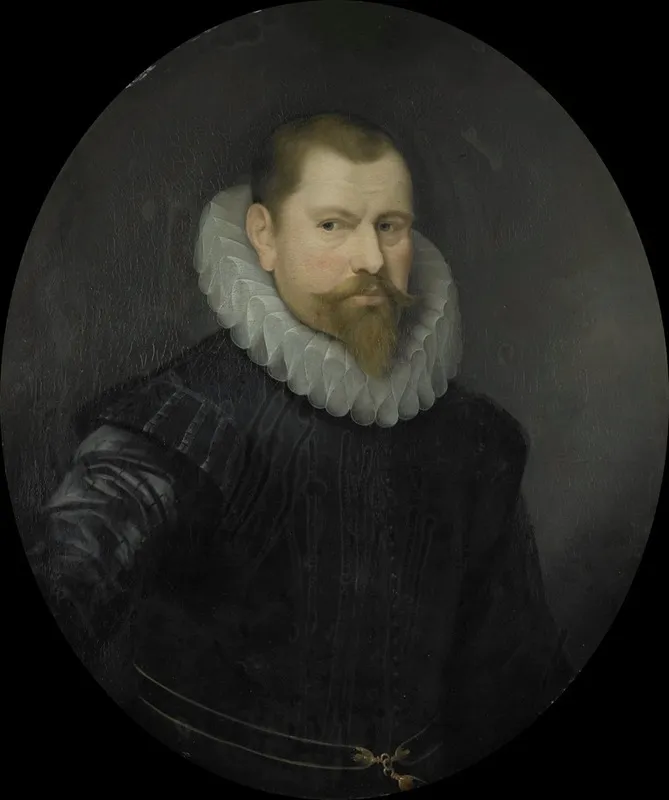 Portrait Of Cornelis Matelieff The Younger Director Of The Rotterdam Chamber Of The Dutch East India Company Elected 1602 Wall Art by Pieter Van Der Werff - High-Resolution Digital Print