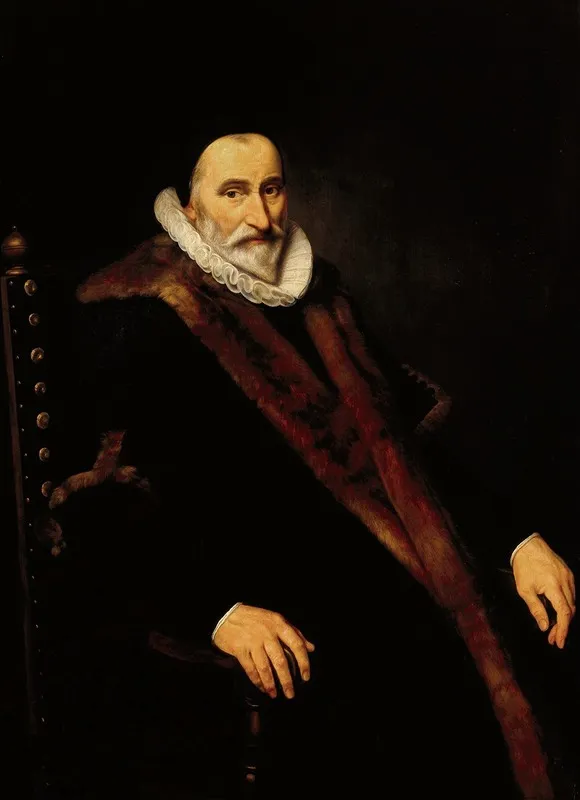 Portrait Of Cornelis Pietersz Hooft Wall Art by Cornelis van der Voort - High-Resolution Digital Print