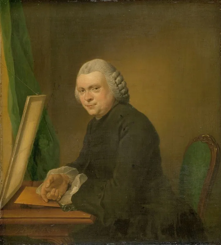 Portrait Of Cornelis Ploos Van Amstel Wall Art by Jacobus Buys - High-Resolution Digital Print