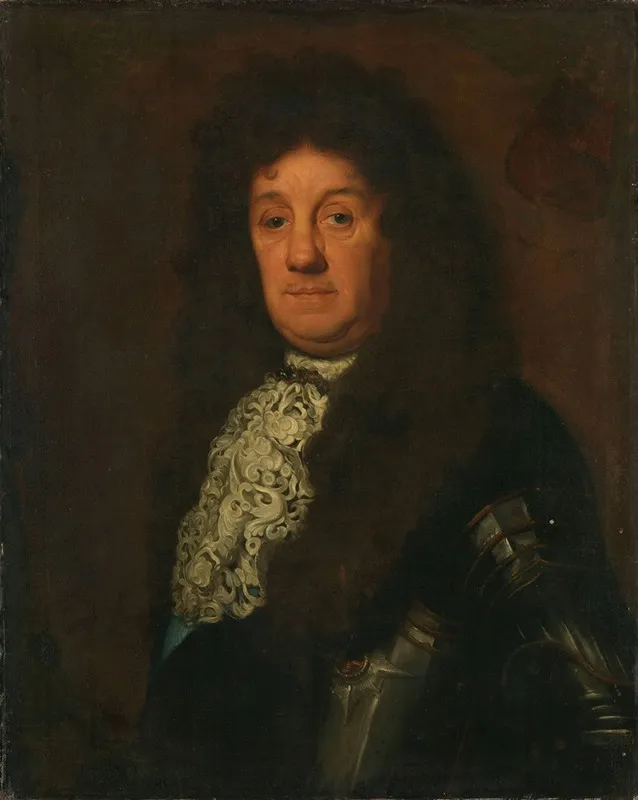 Portrait Of Cornelis Tromp 1629 91 Vice Admiral Of Holland And West Friesland Wall Art by David van der Plas - High-Resolution Digital Print