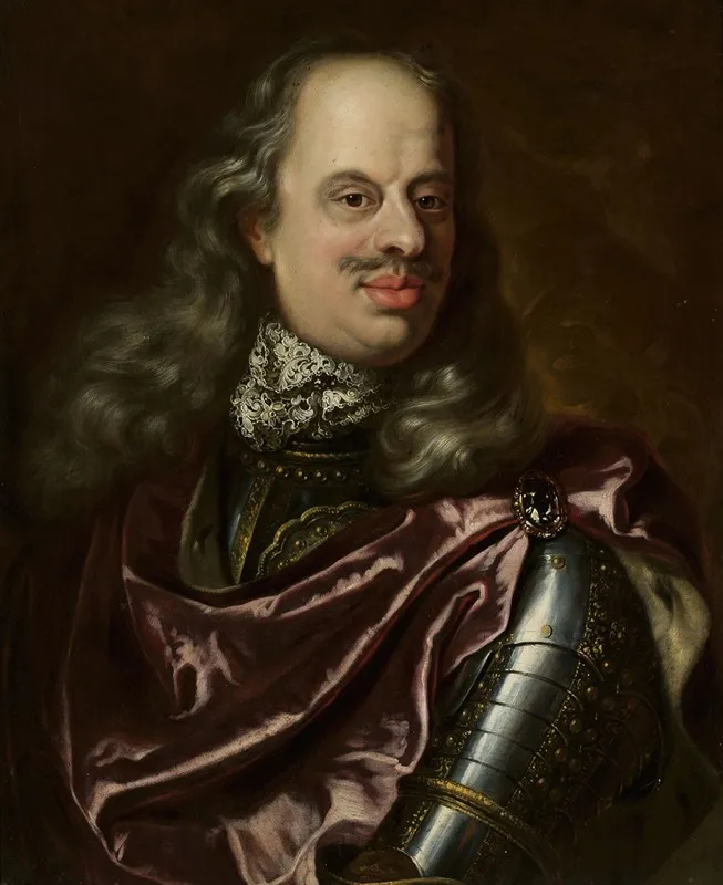 Portrait Of Cosimo Iii De Medici 1642 1723 Wall Art by Jan Frans van Douwen - High-Resolution Digital Print