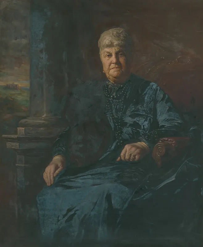 Portrait Of Countess Csakyova Wall Art by Andrej Bača - High-Resolution Digital Print
