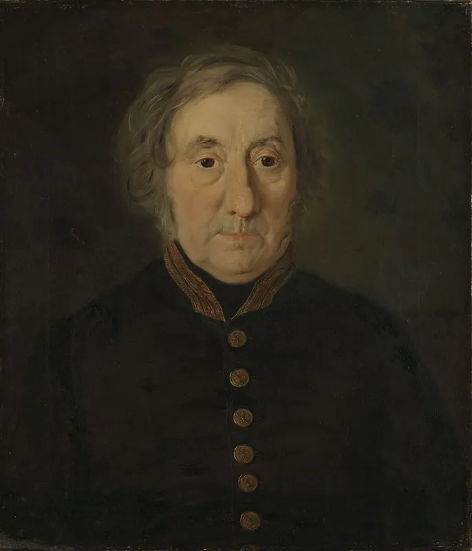 Portrait Of County Court Judge Thomas H Moinichen Wall Art by Matthias Stoltenberg - High-Resolution Digital Print
