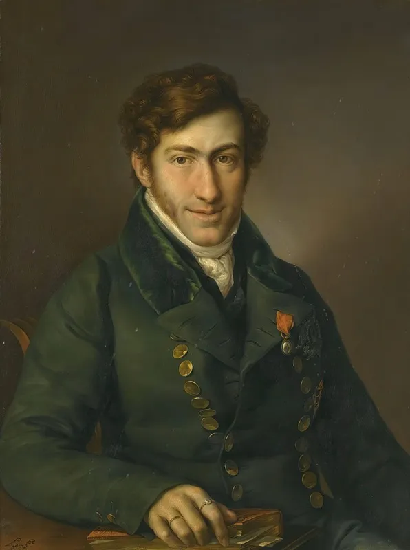 Portrait Of Don Francisco De Paula Of Bourbon Infante Of Spain 1794 1865 Wall Art by Vicente López Portaña - High-Resolution Digital Print