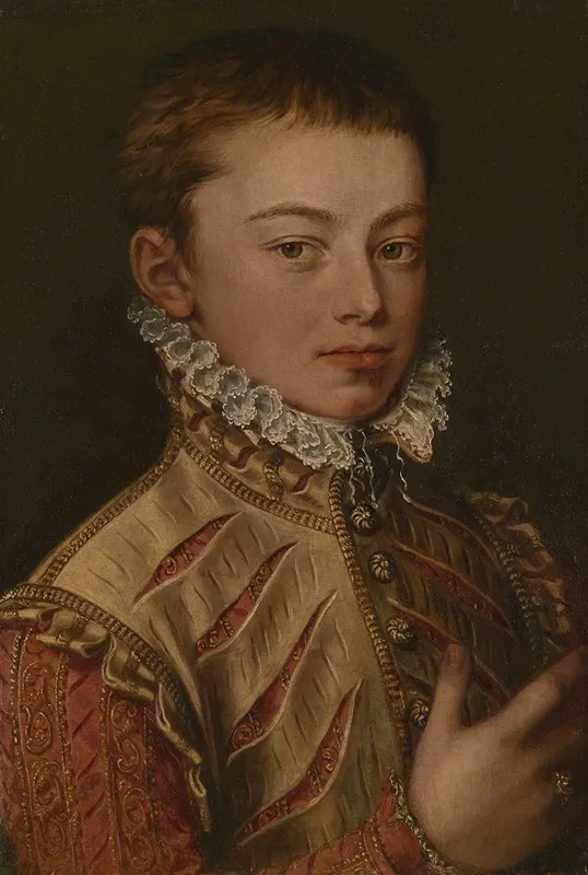 Portrait Of Don Juan Of Austria Wall Art by Alonso Sánchez Coello - High-Resolution Digital Print