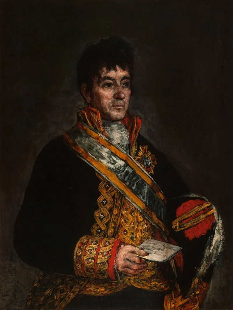 Portrait Of Don Miguel De Lardizabal Wall Art by Francisco de Goya - High-Resolution Digital Print