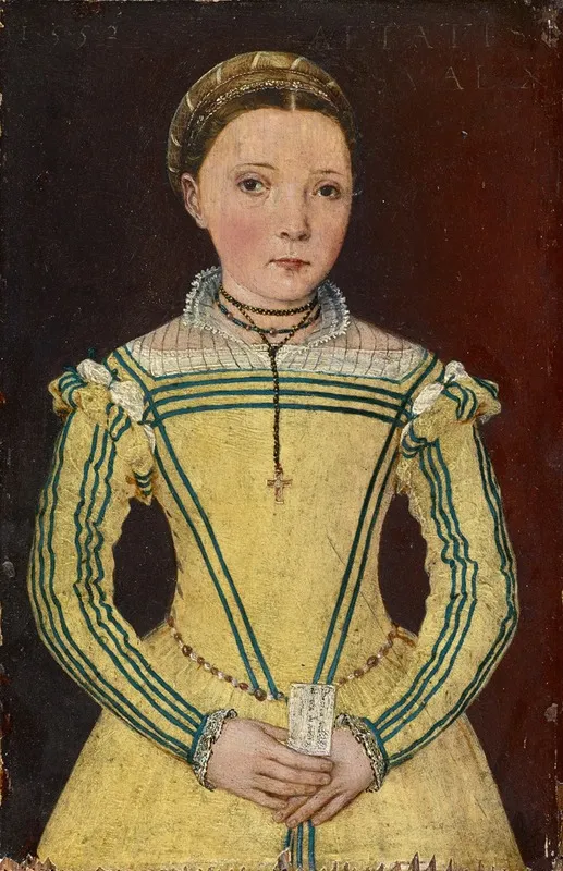 Portrait Of Dorothea Curio Daughter Of Professor Celio Secondo Curio 2 Wall Art by Lucca - High-Resolution Digital Print