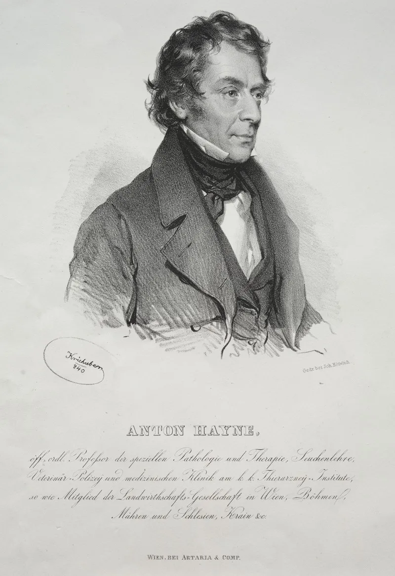 Portrait Of Dr Anton Hayne