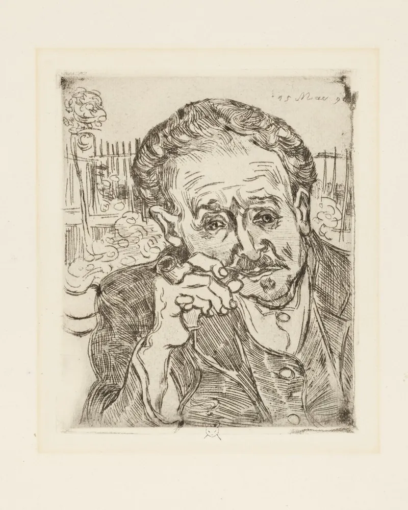 Portrait Of Dr Gachet Wall Art by Vincent van Gogh - High-Resolution Digital Print