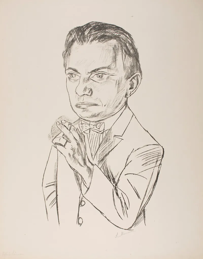 Portrait Of Dr Heinrich Simon Wall Art by Max Beckmann - High-Resolution Digital Print