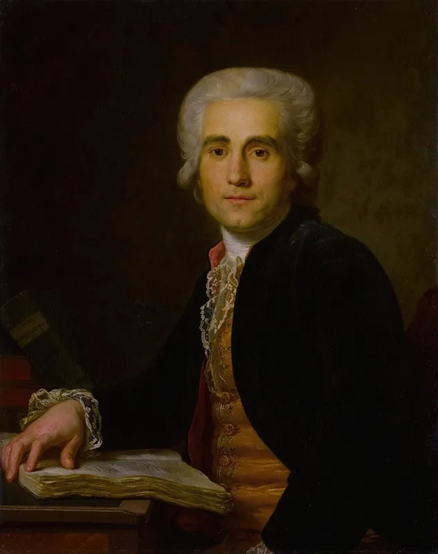 Portrait Of Dr Jean Louis Baudelocque Wall Art by Antoine Vestier - High-Resolution Digital Print