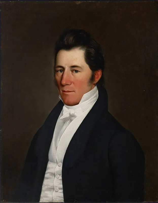 Portrait Of Dr John H Sanders Wall Art by Alexander Bradford - High-Resolution Digital Print