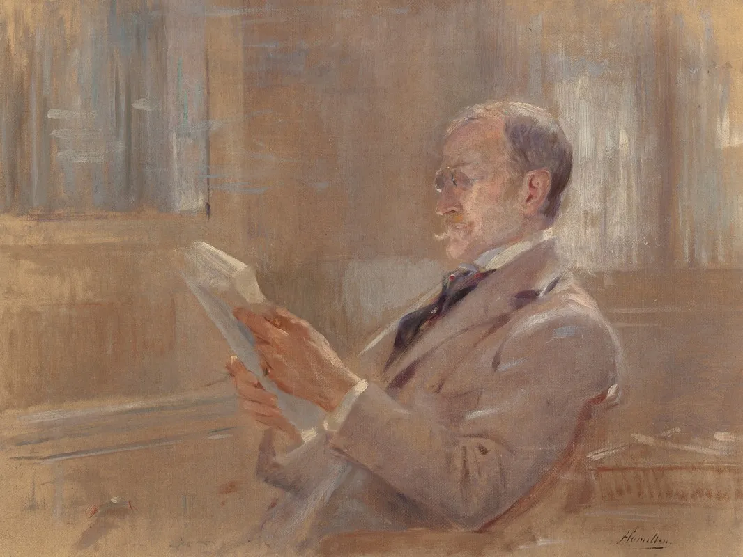 Portrait Of Dr John Madison Taylor Wall Art by John Mclure Hamilton - High-Resolution Digital Print