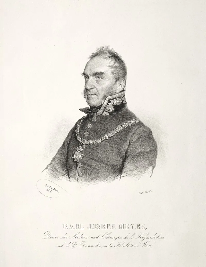 Portrait Of Dr Karl Joseph Meyer
