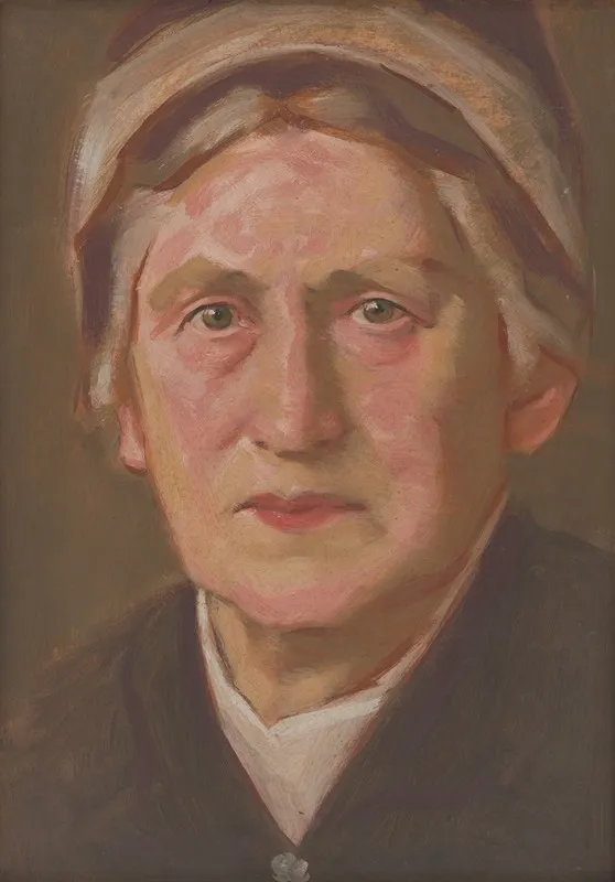 Portrait Of E M Soltesova 2 Wall Art by Milan Thomka Mitrovský - High-Resolution Digital Print