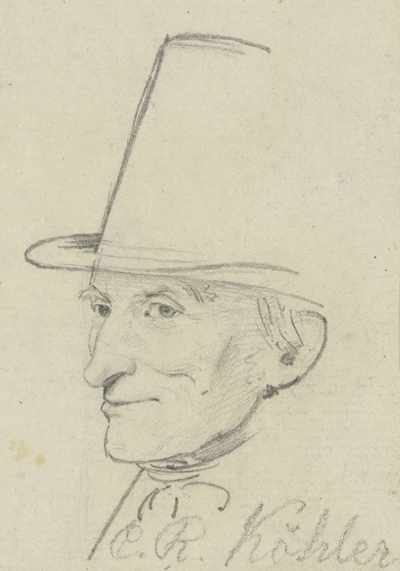 Portrait Of E R Kohler Wall Art by Carl Hoff - High-Resolution Digital Print