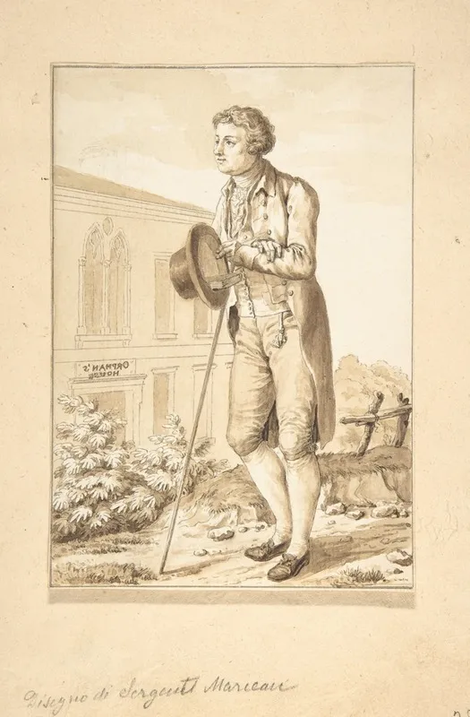 Portrait Of Edmond Burke Wall Art by Antoine-François Sergent - High-Resolution Digital Print